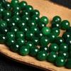 Dragon Knot Green Jade Beads - 10 Greenish-blue Jasper Round Pieces for DIY Bracelets and Necklaces