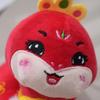 Adorable Red Plush Snake Year Zodiac Toy Soft Pp Cotton Stuffed Animal Gift