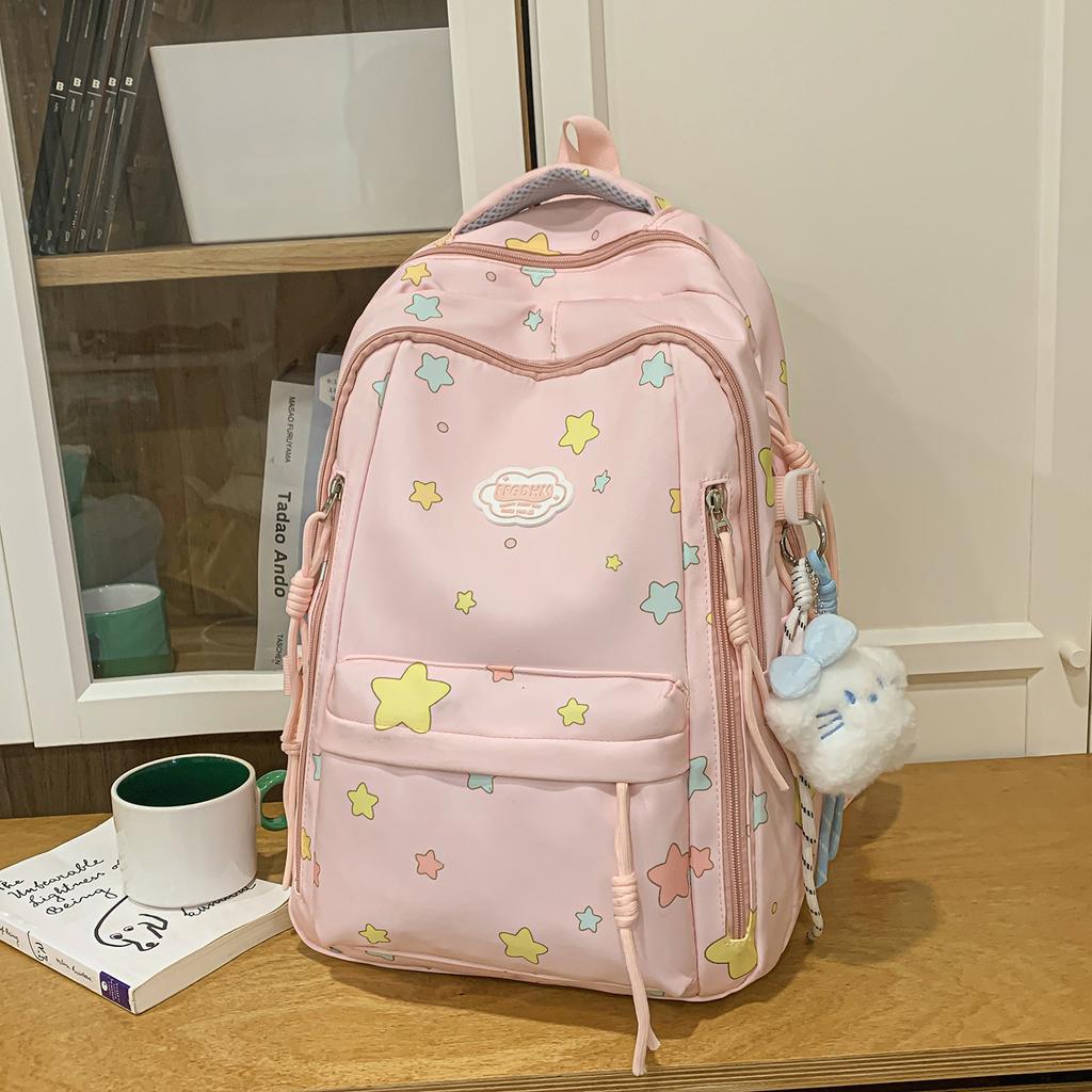 Schoolbag Student School Bag Female Simple Japanese College Style Backpack Versatile ins Middle and High School Student Backpack Wholesale