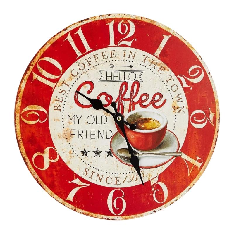 Silents None-Ticking Clocks Decorative Clock Battery Operated Wall Clock for Living Room Kitchen Home Office Decors
