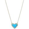 Подвеска-ожерелье Kendra Scott Ari Heart с регулируемой длиной для женщин, Модные украшения