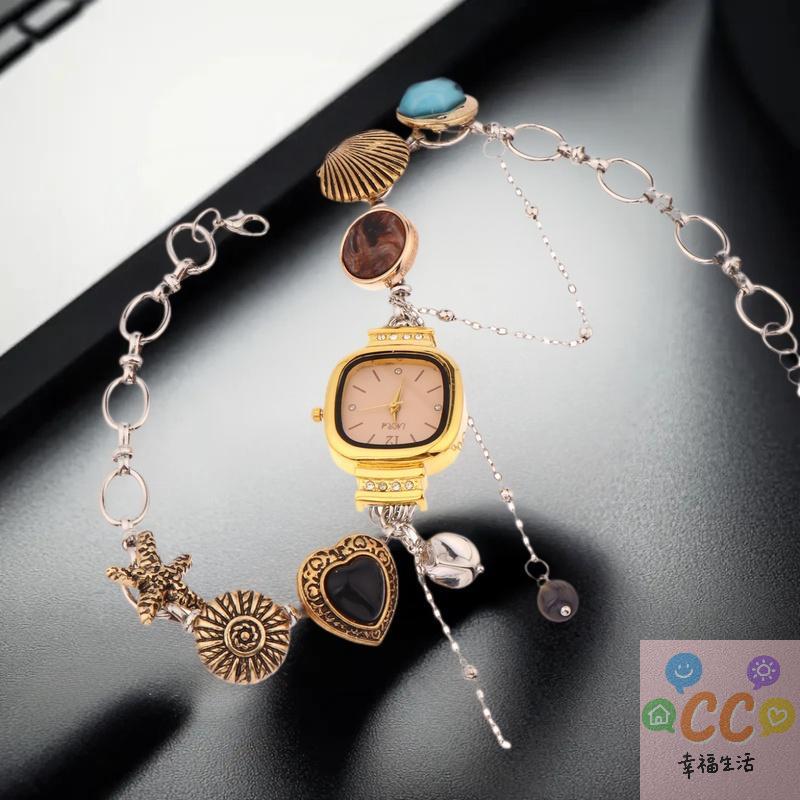 Мода Новое Панк Часы Подвеска Ожерелье Для Женщин Ретро Элегантный Трендовый Чокер Преувеличенные Вечерние Ювелирные Аксессуары Подарок