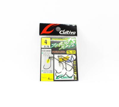 Owner TL-01 Twist Lock Finesse крючок для червя, размер 4 (0288)