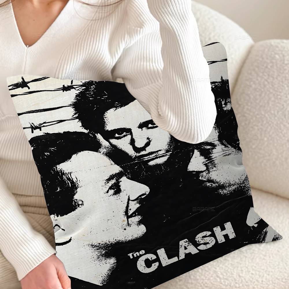 Clash The Band Whitepaper Персонализированное Изображение Текст Домашние Декоративные Подушки Бытовые Подарки 45x45см