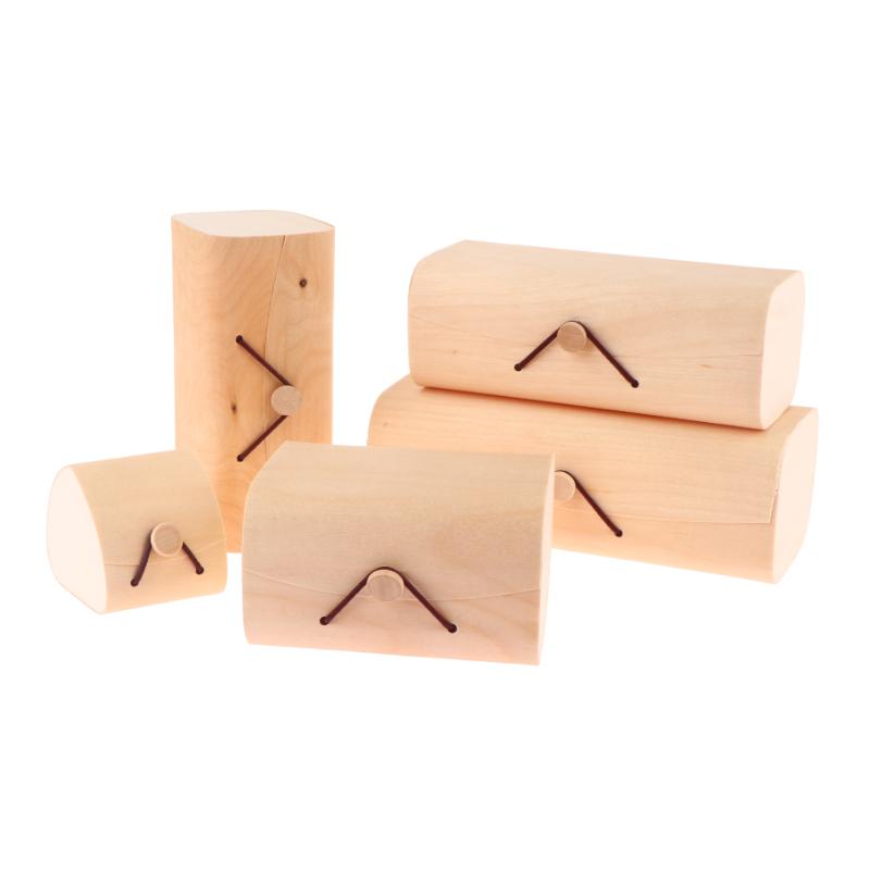 1 шт. деревянная коробка для хранения, простая деревянная коробка с крышкой, подарочные коробки, изогнутый подарочный упаковочный чехол для дома, товары для хранения, украшения, органические ювелирные изделия