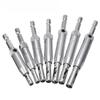 1Set Center Drill Bit Doors Self Centering Hinge Tapper Core Drill Bit Set Hole Puncher Woodworking Tools 5/64"- 1/4"