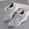 Fashion Women's Sneakers Wedge Lace-Up Running Shoes for Women Breathable Platform Casual Shoes Outdoor Tenis Sport Shoes Female