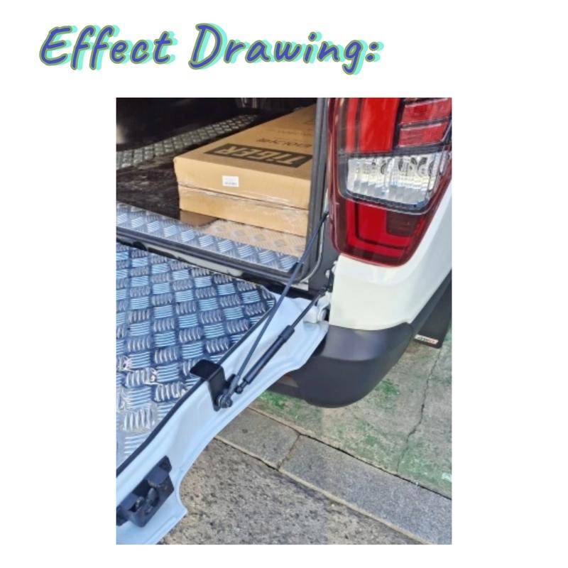 Амортизаторы крышки багажника для SsangYong Musso Q200 Пикап 2018-2024 Rexton Sports Khan Задний багажник Медленное опускание Подъемная опора Амортизаторы Стойка