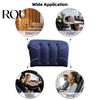Foldable Inflatable Pillow Cushion Lightweight Portable Triangular Wedge with Pain Relief Dual Inflation Mode Built-in Pump Posture Support