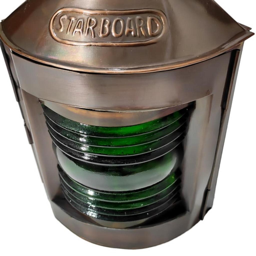 13-дюймовая морская шахтерская лампа из цельного железа, масляный фонарь для корабля, морской подарок на Хэллоуин, День благодарения, Рождество и годовщину