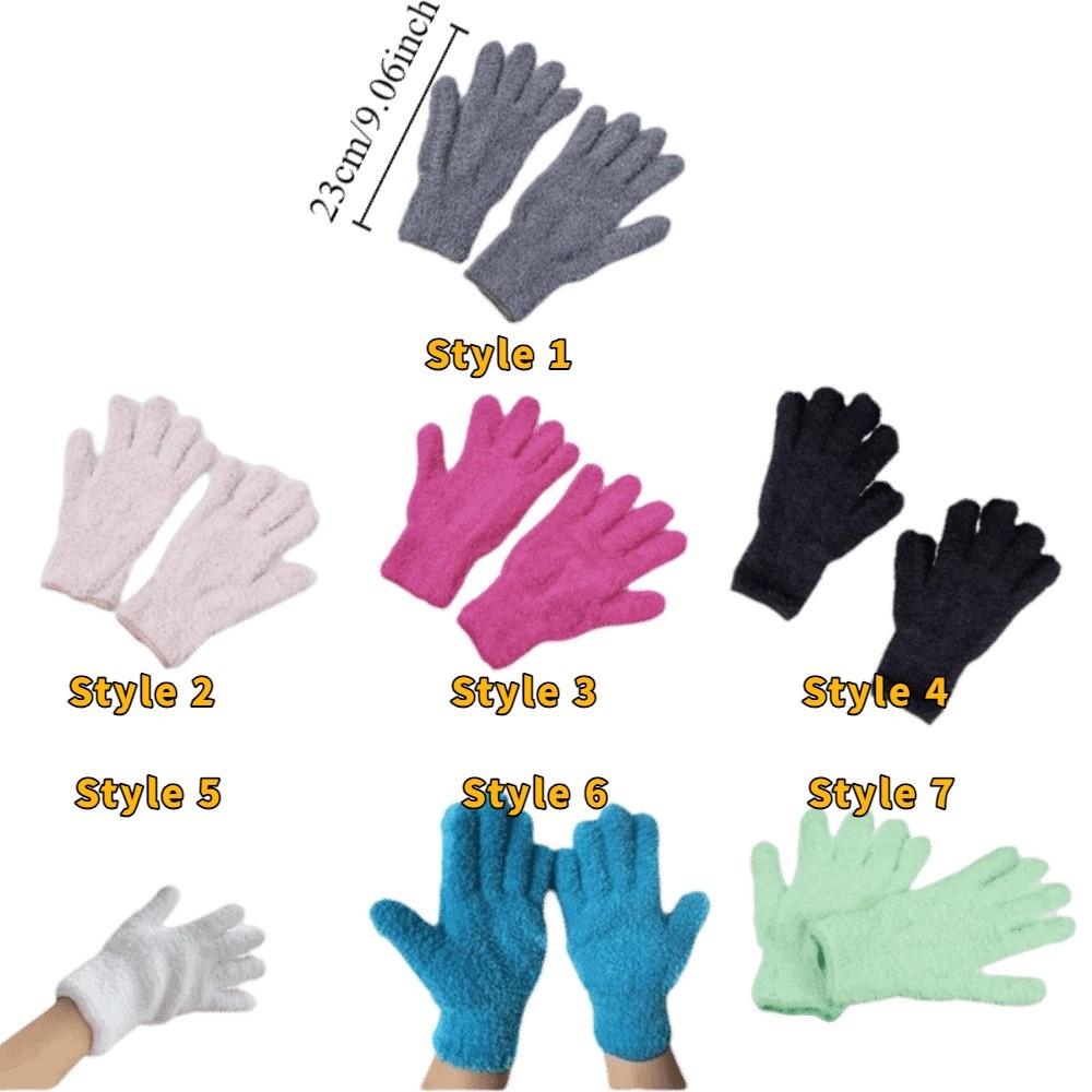 1 Pair Comfortable Microfiber Cleaning Gloves Super Soft Household Gloves  House Cleaning