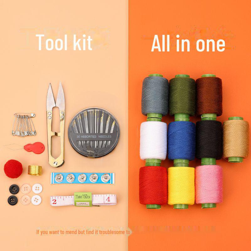 Портативный прозрачный ящик для шитья – многофункциональный набор для дома в общежитии