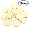10Pcs 120Mm Egg Shape Raw Wood Crafts Unfinished DIY Decoration Pieces for Painting Stenciling Tags Wall Art Christmas Nursery