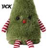 Unique Xmas Party Decorations Christmas Tree Plush Ornament with Dangling Legs, Cute Soft Stuffed Figure, Modern Farmhouse Holiday Decor Doll for Home