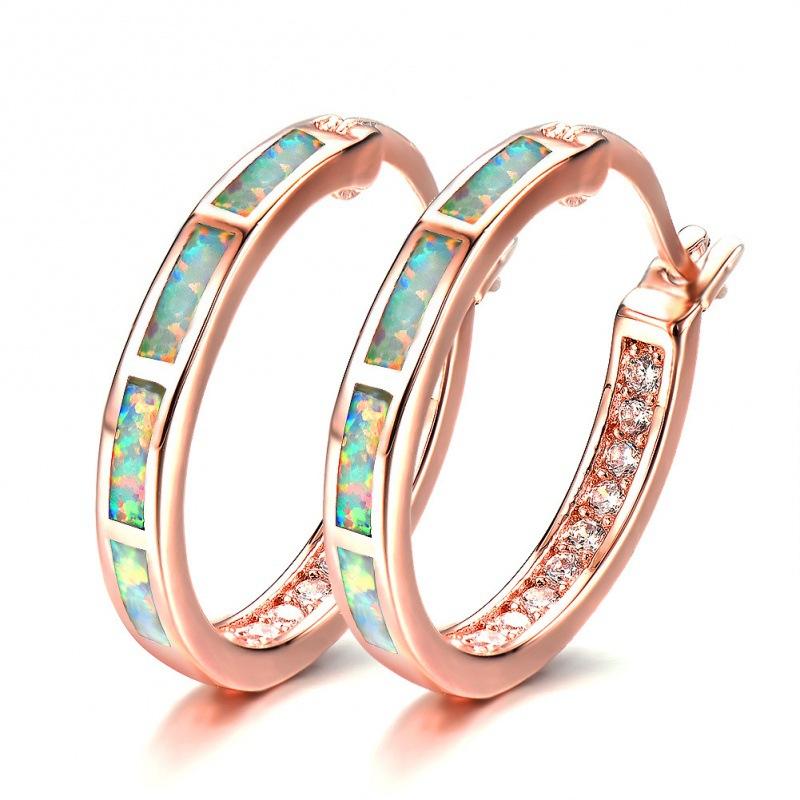 New opal earrings electroplated earrings women's ebay new jewelry earrings
