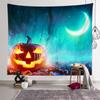Halloween Fluorescent Tapestry Beautiful Wall Hanging Cloth Art Tapestry Room Psychedelic Home Decoration Tapestry