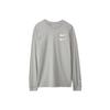 Спортивная футболка с длинным рукавом Swoosh, мужские топы американского издания, серая CK2259-073