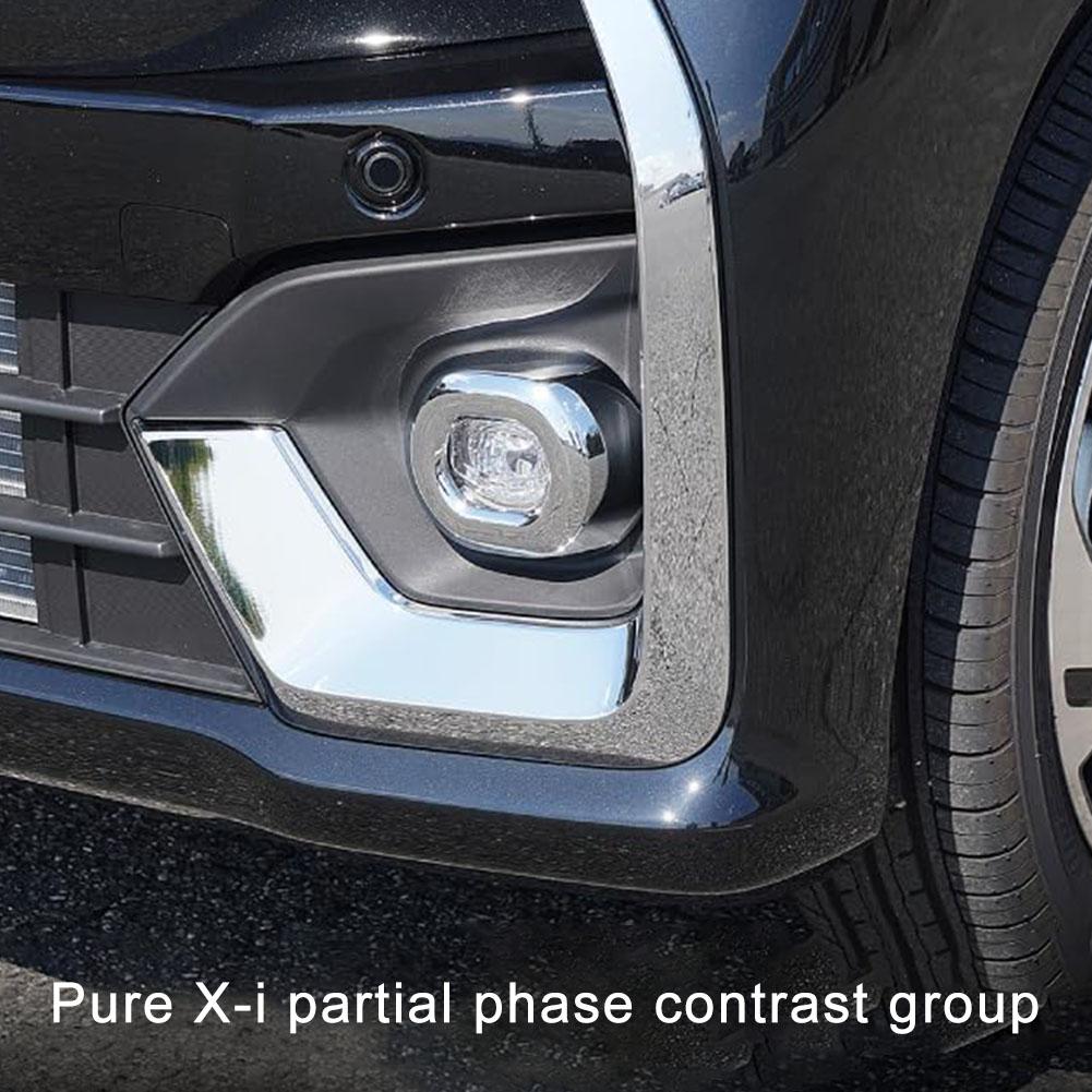 1pair Front Fog Lamp Cover Electroplating Frame For Spacia Custom M K04 2024 L1q6