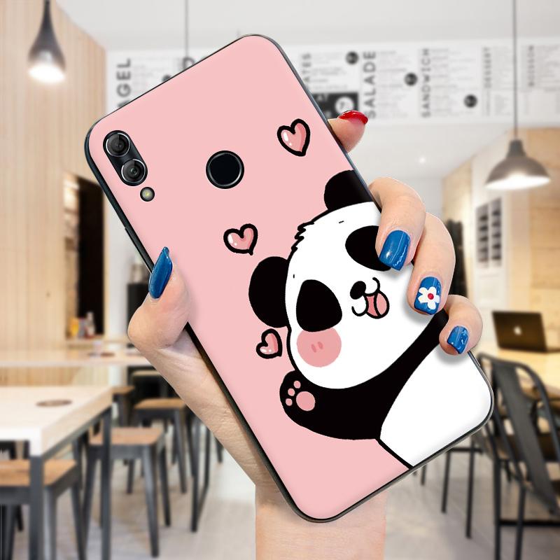 Противоударный мягкий чехол, модный милый чехол с пандой для девочек и мальчиков, милый мягкий силиконовый чехол из ТПУ для телефона iPhone OnePlus Huawei Honor