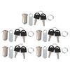 5 Set 30mm/1.18in Cabinet Cam Lock Security RV Storage Lock for Drawer Mailbox Tool Box
