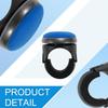 38mm Car Steering Wheel Knob Carbon Fiber Texture Vehicle Steering Wheel Rotator Ball for SUV Pickup Trucks Semi-Trailers Vans Boats Blue Black 1 Set