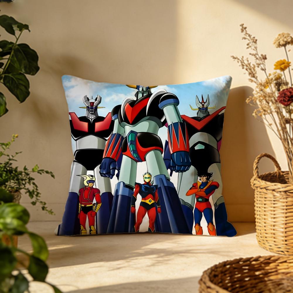 Модный Чехол для Подушки UUFO Robo Grendizeres Универсальный Двусторонний Наволочка Подходит для Дивана Кровати Автомобиля Ежедневного Декора