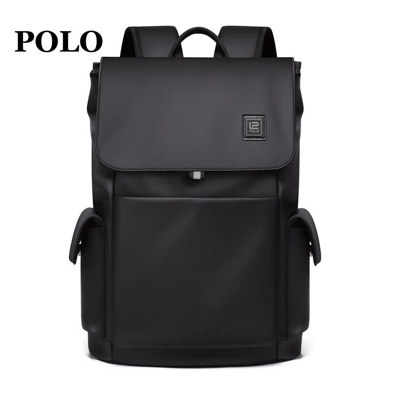 POLO Laptop Backpack Can Fit 15.6-Inch Apple Huawei Notebooks And IPad, Casual Business Commuter Schoolbag