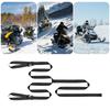 Tow Rope Heavy-Duty Safety Tool With Hook Sled Safety Snowmobile Tow Rope For Winter Off Road Adventures Camping Snowboards
