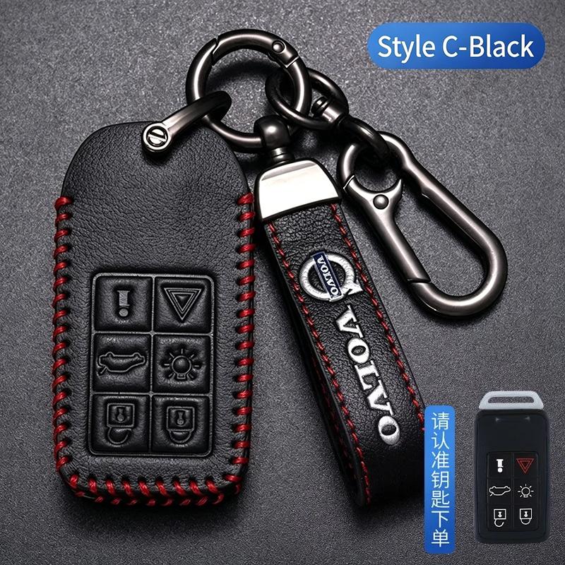 1Pc Zinc Alloy Car Key Shell Protector for Volvo XC40 XC60 XC90 S60 S90 V50 V70 V60 V40 S80 EX30 EX90 Anti-Scratch Auto Parts