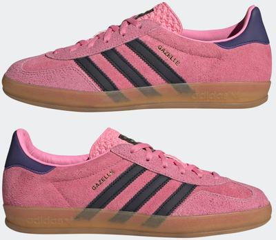 Кроссовки Gazelle Indoor bliss pink/core black/collegiate purple