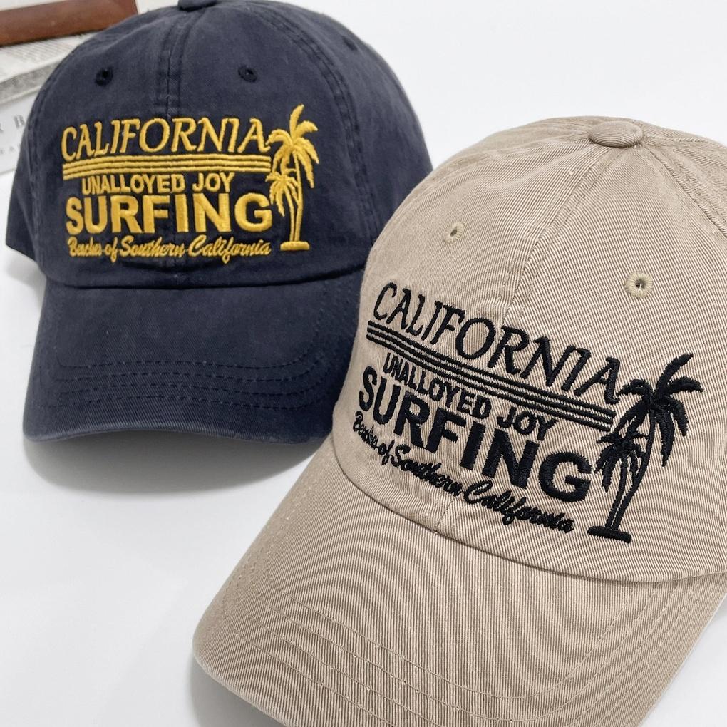 Женская повседневная бейсболка с эффектом выцветания California Surf