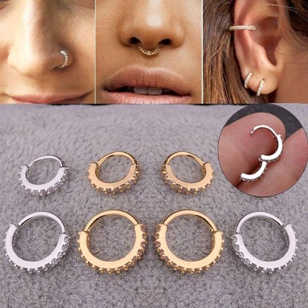 Mini Hoop Cartilage Helix Earring Conch Piercing Rook Snug Piercing Earring Nose Piercing Rings ARI