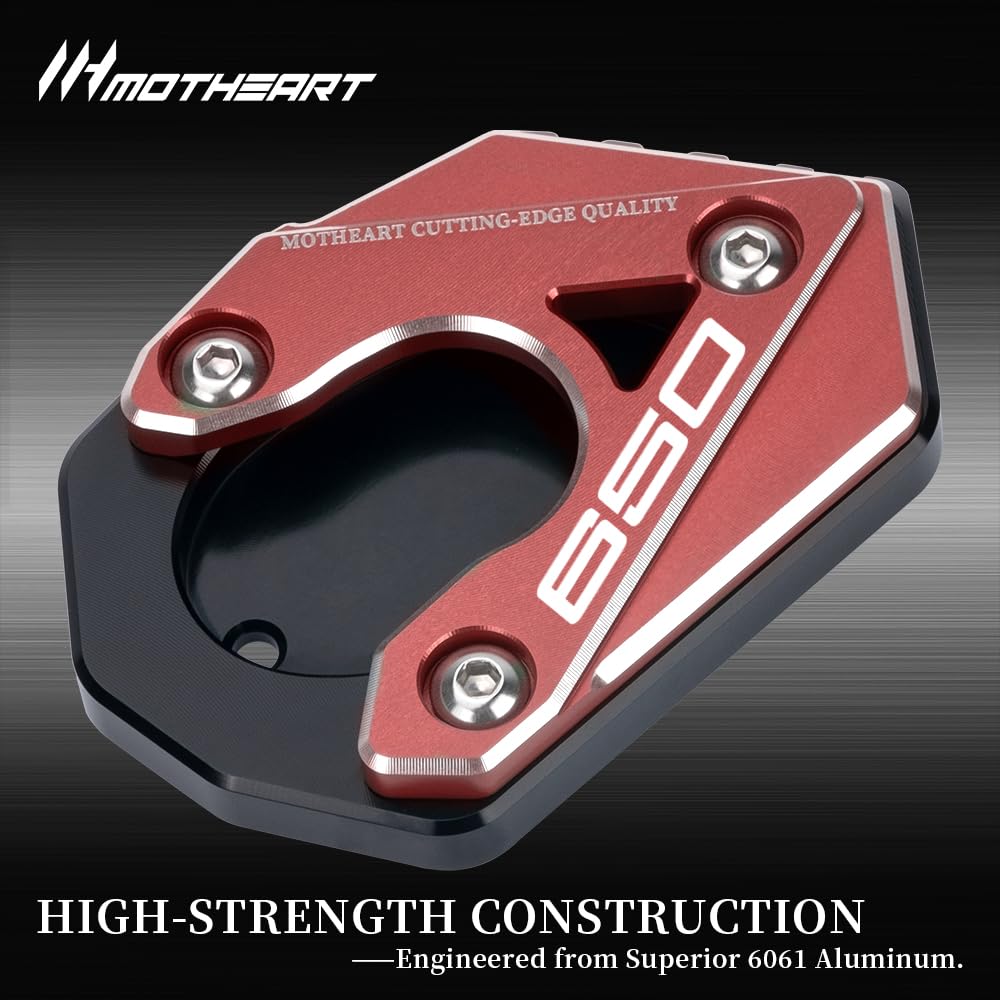 MotHeart Мотоцикл Боковая подставка Стабилизатор Совместимый Ninja 650 2016-2024 Мотоцикл Вспомогательные детали Боковая подставка