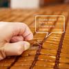 Bamboo Summer Cool Mat Square Chair Mat Non-slip Dining Table Mat  Living Room
