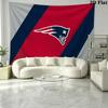 New England Patriots Wall Tapestry Aesthetic Wall Hanging Printed Fabric Blanket Decorative Tapestries for Bedroom Living Room Home Decor