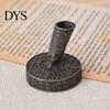 Decorative Metal Pen Socket Vintage Round Holder, Durable Exquisite Carved Desktop Ornament, Calligraphy Base Dip Pens And Quill Supply, for