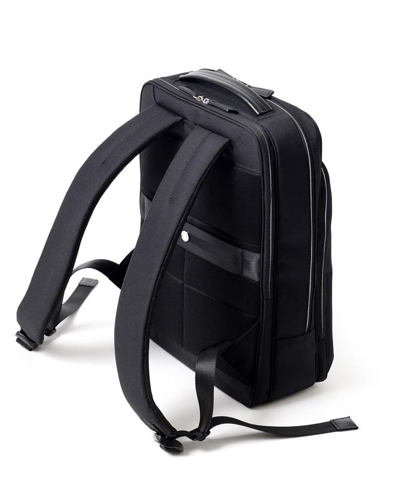 [ISIT] MyNavi 2024 Business Backpack, Men's, A4 Size, 13.3-inch Laptop Capacity, Water-Repellent, with Setup Function, No. 975722 (Black)