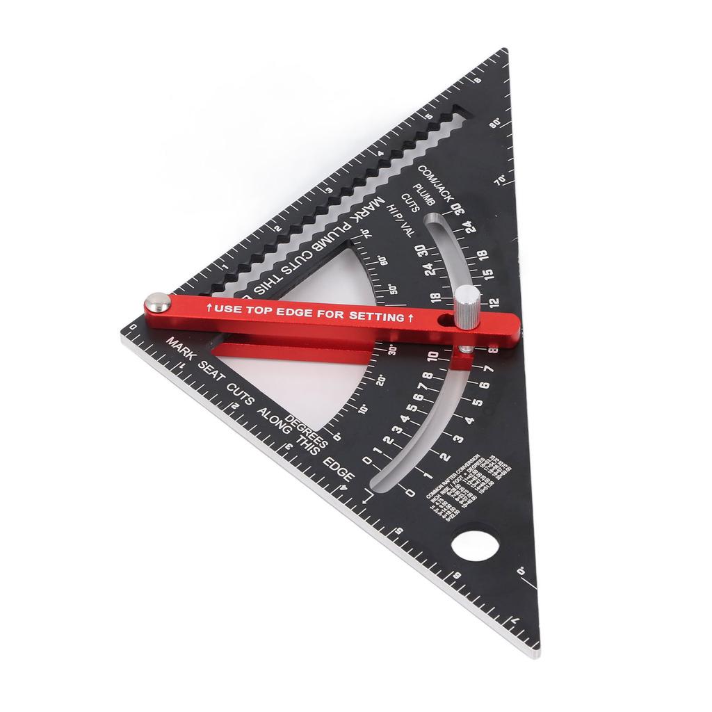 7-дюймовый столярный угольник из алюминиевого сплава 70 градусов регулируемый комбинированный угольник металлический стропильный для деревообработки