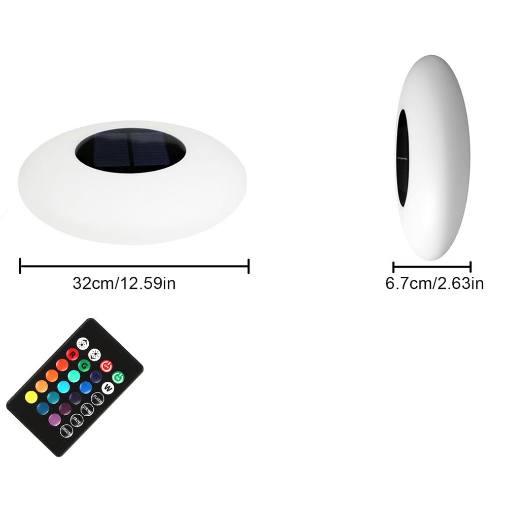 Плавающие светильники для бассейна, водонепроницаемые уличные светодиодные светильники на солнечных батареях, декор для вечеринок, бассейн, пляж, сад, задний двор, газон, дорожка