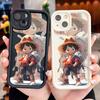 Venture Luffy Pattern Phone Case for iPhone Samsung Galaxy Xiaomi Redmi POCO HUAWEI Honor Shockproof Rubber Soft Flexible Cover Casing