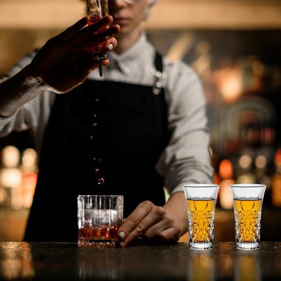 1/2/4 шт. стопки 60 мл стаканы для текилы с тяжелым основанием стаканы для виски водки наливки