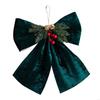 Fabric Holidays Bows Decoration Multfunction Christmas Tree Accent Long Service Charm Perfect for Creating Warm