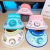 Hello Kitty Kuromi My melody Pochacco summer children's multifunctional sun protection hat with fan and sunshade large brim