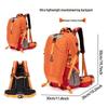 Унисекс Легкий Многофункциональный Походный Рюкзак – Большая Вместимость для Занятий Спортом на Открытом Воздухе и Альпинизма