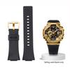 Новый силиконовый ремешок для часов Casio GM110 GM-110 ремешок G-SHOCK GM-110GB водонепроницаемый мягкий резиновый ремешок для часов 16 мм черный стальной браслет