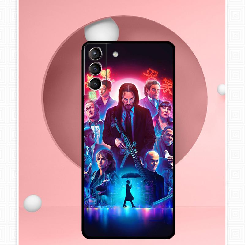 John Wick Case For Samsung Galaxy S25 Ultra S20 S21 S22 S23 S24 Plus S9 S10 S24 FE S25 FE Cover Funda