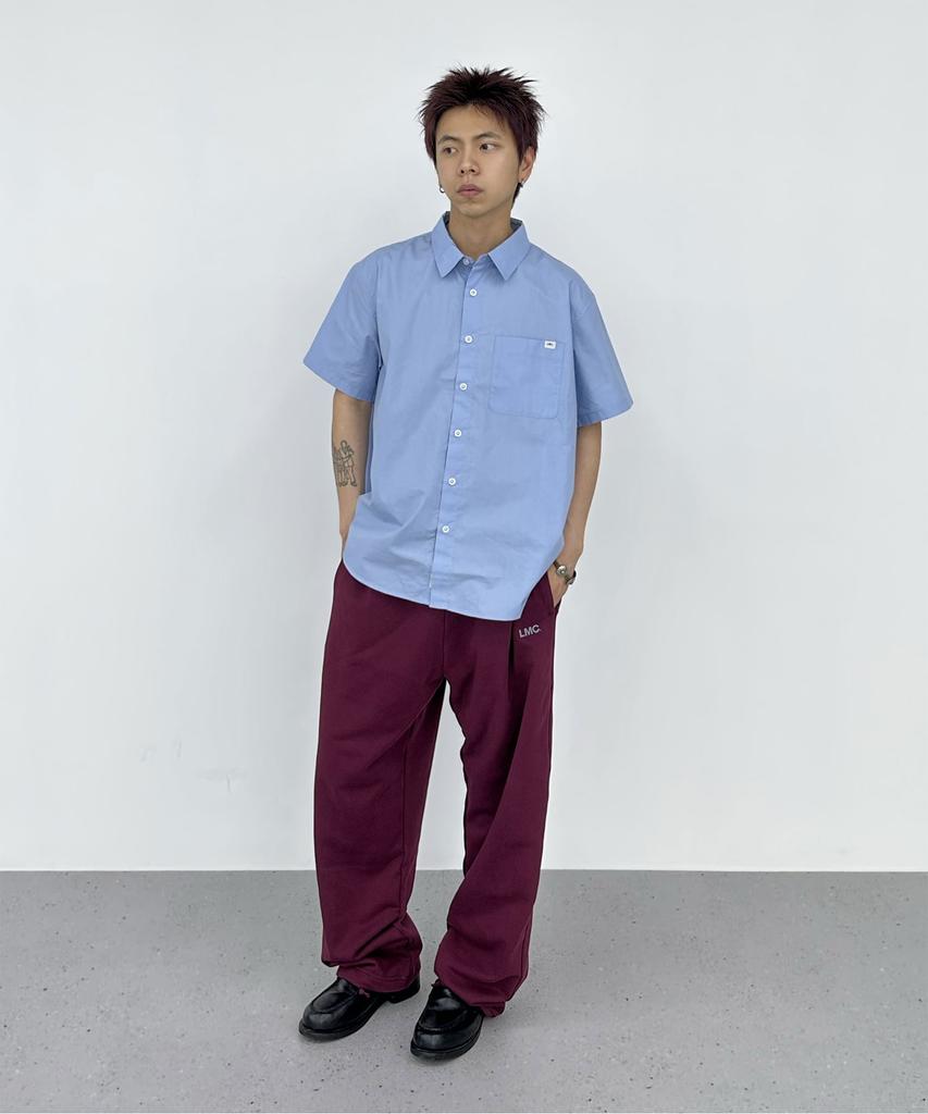 LMC S Og Straight Sweat Pants Burgundy