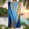 Olympique Lyonnais FC print Quick Dry Beach Towel Microfiber Absorbent Portable Travel Swimming Towel