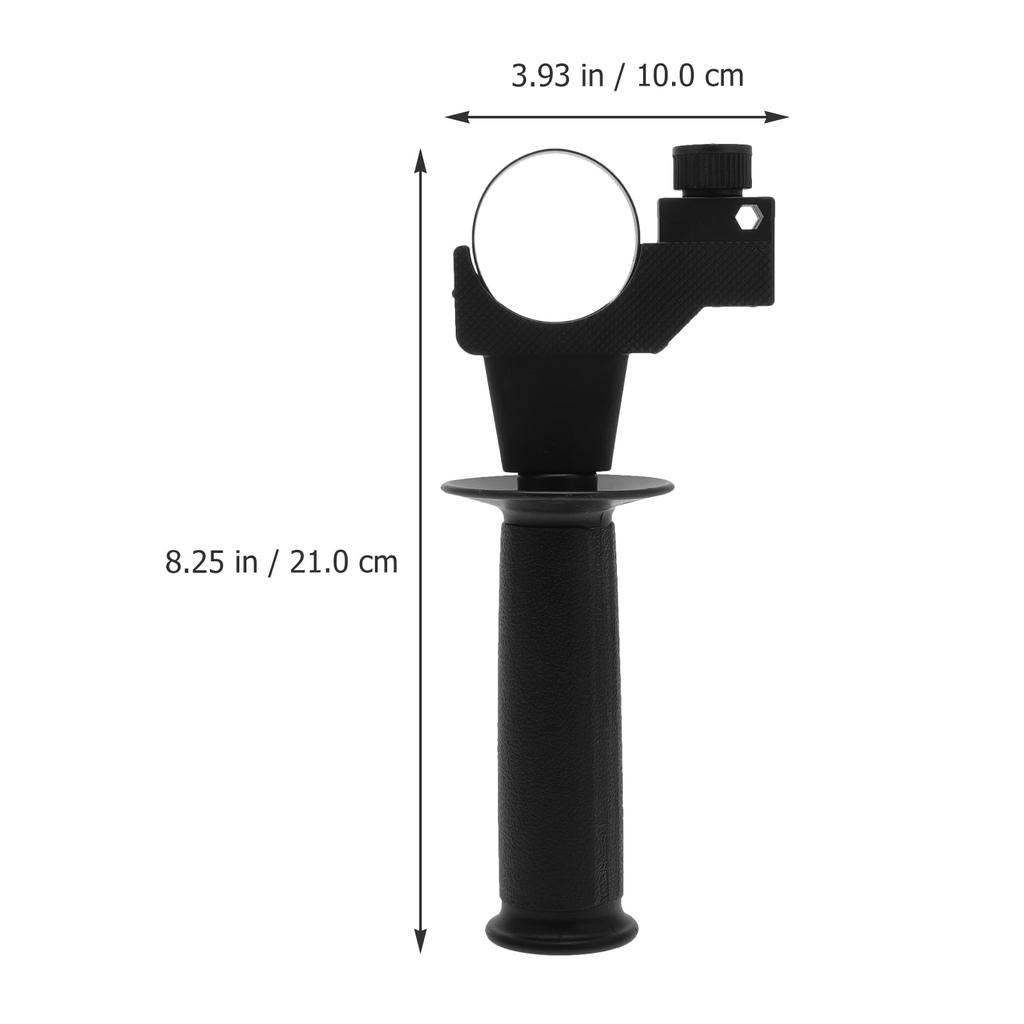 FRCOLOR Прочная рукоятка для ударной дрели Ручка для электрического молотка Прочная рукоятка для электрического молотка Маленькая сменная рукоятка Товары для дома Маленькая боковая рукоятка Нескользящая