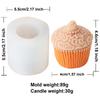 3D Cup Cake Ice Cream Cream Muffin Silicone Candle Mold DIY Muffin Birthday Gift Bedroom Diffused Stone Wedding Home Decoration